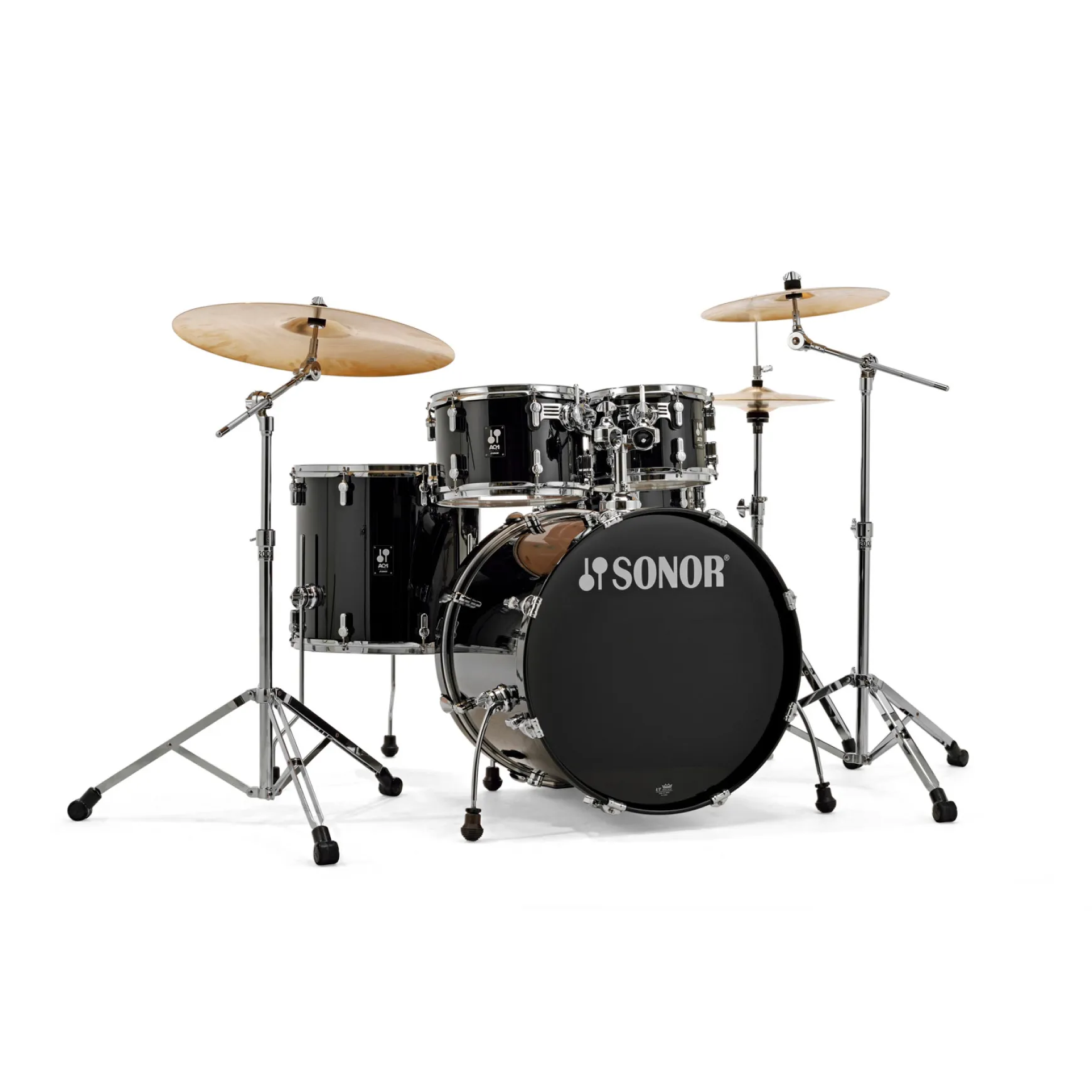 Sonor AQ1 Stage Set Piano Black PB inkl. gratis Hocker