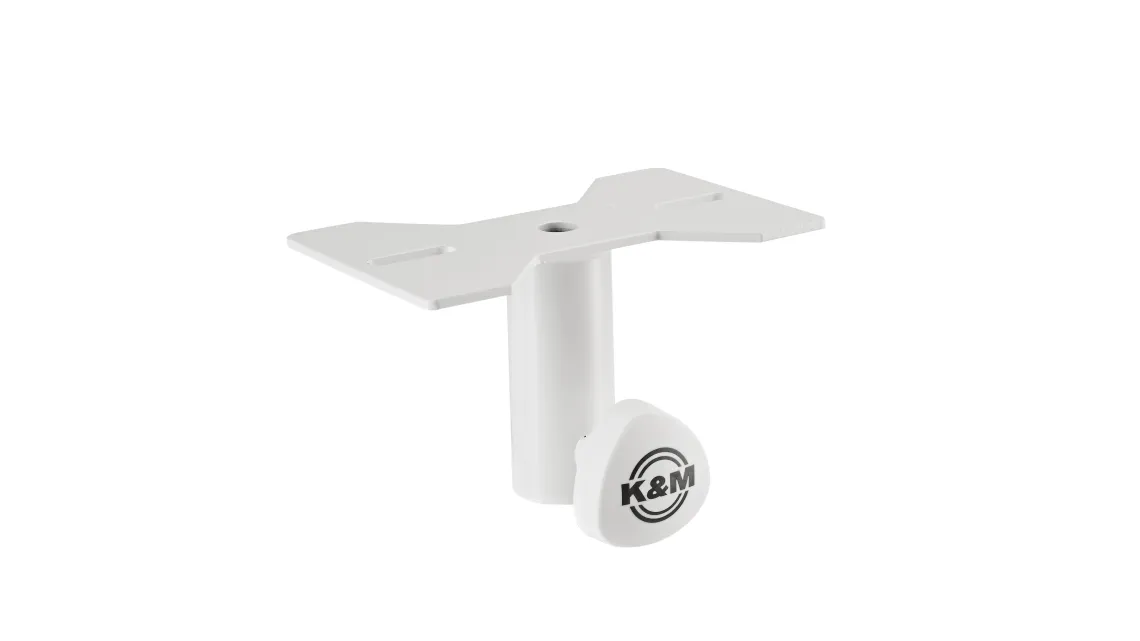 K&M 195/8 Boxenflansch reinweiß