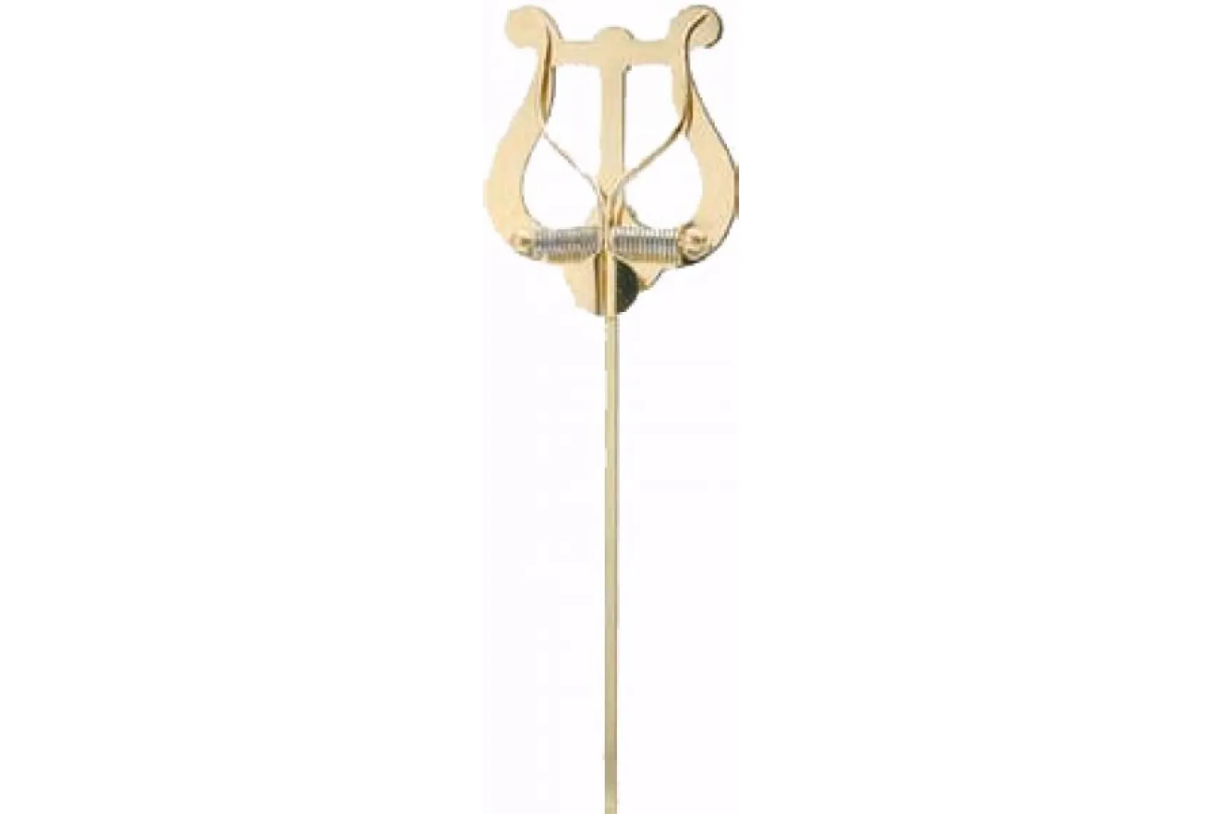 Arnold & Stölzel Marschgabel Lyra mittel messing, 2 Drü