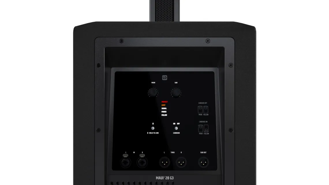 LD Systems MAUI 28 G3 Stereo Bundle Set schwarz mit Taschen