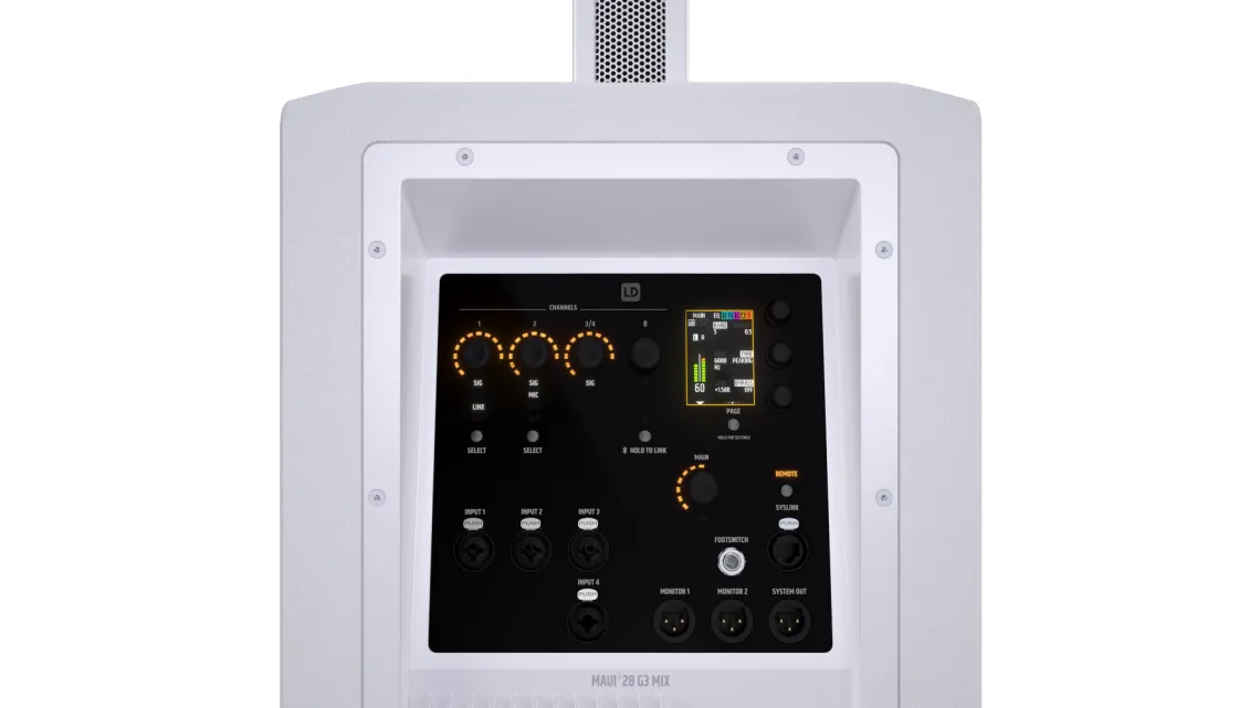 LD Systems MAUI 28 G3 MIX Stereo Bundle weiß  + Taschen