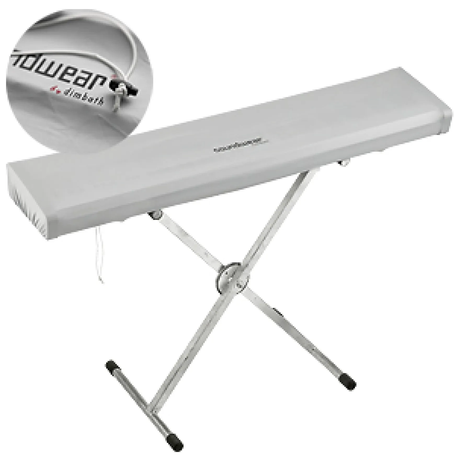 Soundwear elastische Abdeckhaube 85 - 102 cm silber