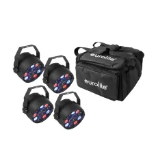 Eurolite Set 4x LED PARty Spot + Soft-Bag