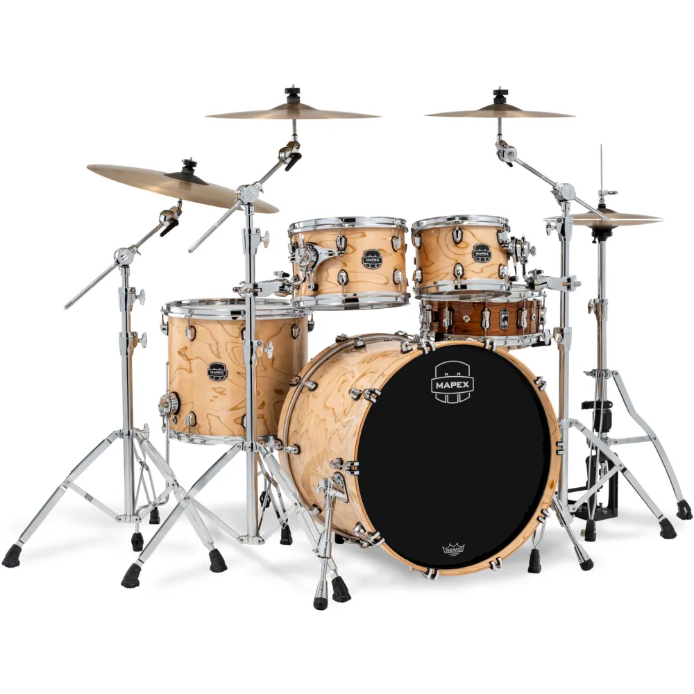 Mapex Saturn VI Stage Shellset Exotic Natural Burl