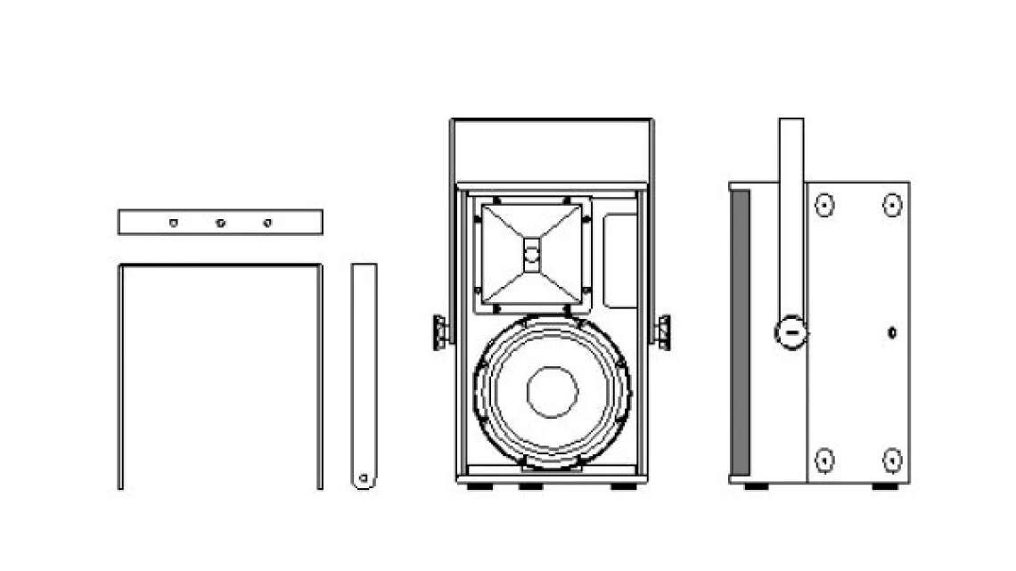 Seeburg Acoustic Line Flying Bracket für A 4
