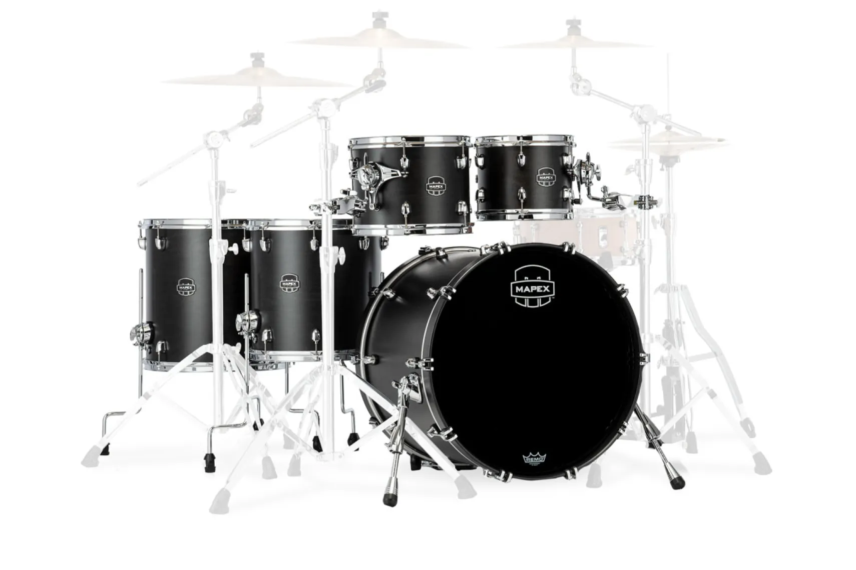 Mapex Saturn Studioease Shellset Satin Black FB