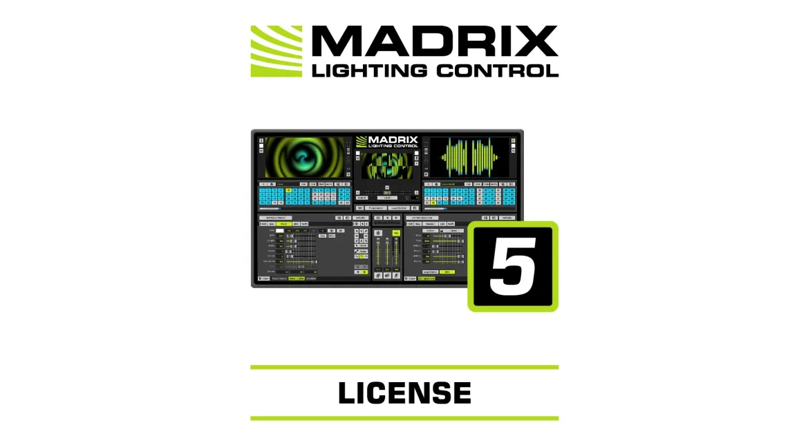 Eurolite Set 5x LED PT-100/32 Pixel DMX Tube + Madrix Software 