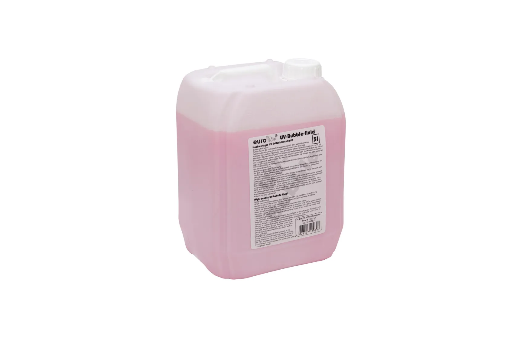 Eurolite UV-Seifenblasenfluid 5l rot