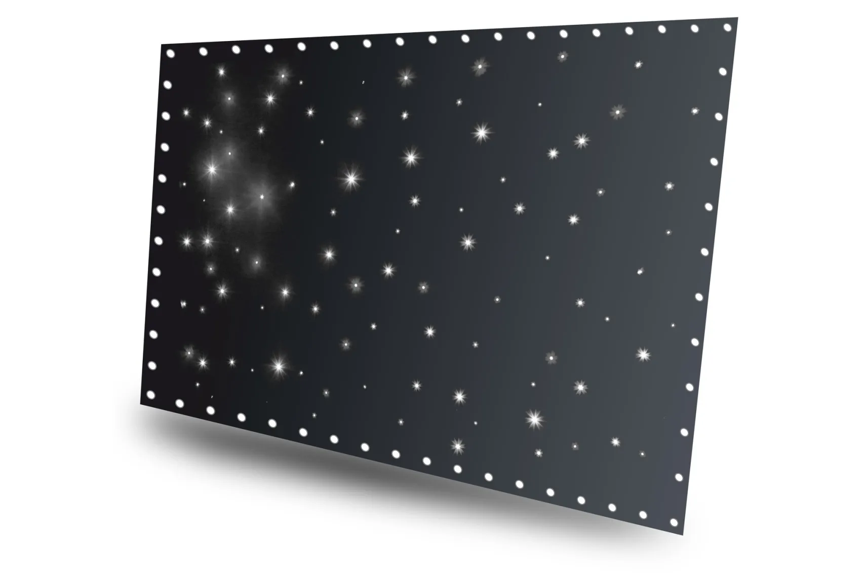 beamZ SPW96C Sparklewall LED Kaltweiß 3x2m + Controller