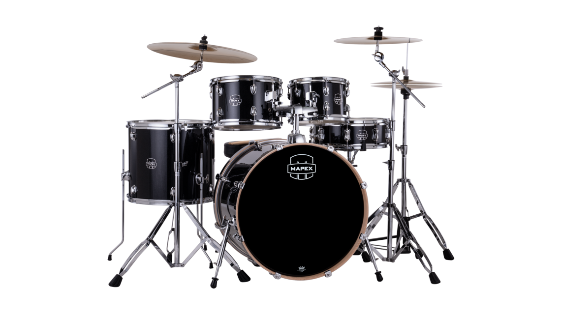 Mapex Venus Stage Drumset Black Galaxy Sparkle VH