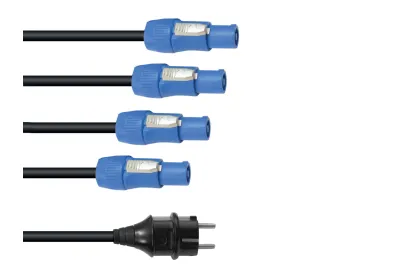 Eurolite P-Con Netzkabel 1-4, 3x2,5mmý