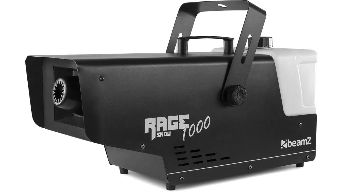 beamZ RAGE 1000 Schneemaschine mit Wireless-Controller