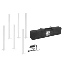 Eurolite 6x AKKU LED Party Tube IR+Ladenetzteil+Softbag