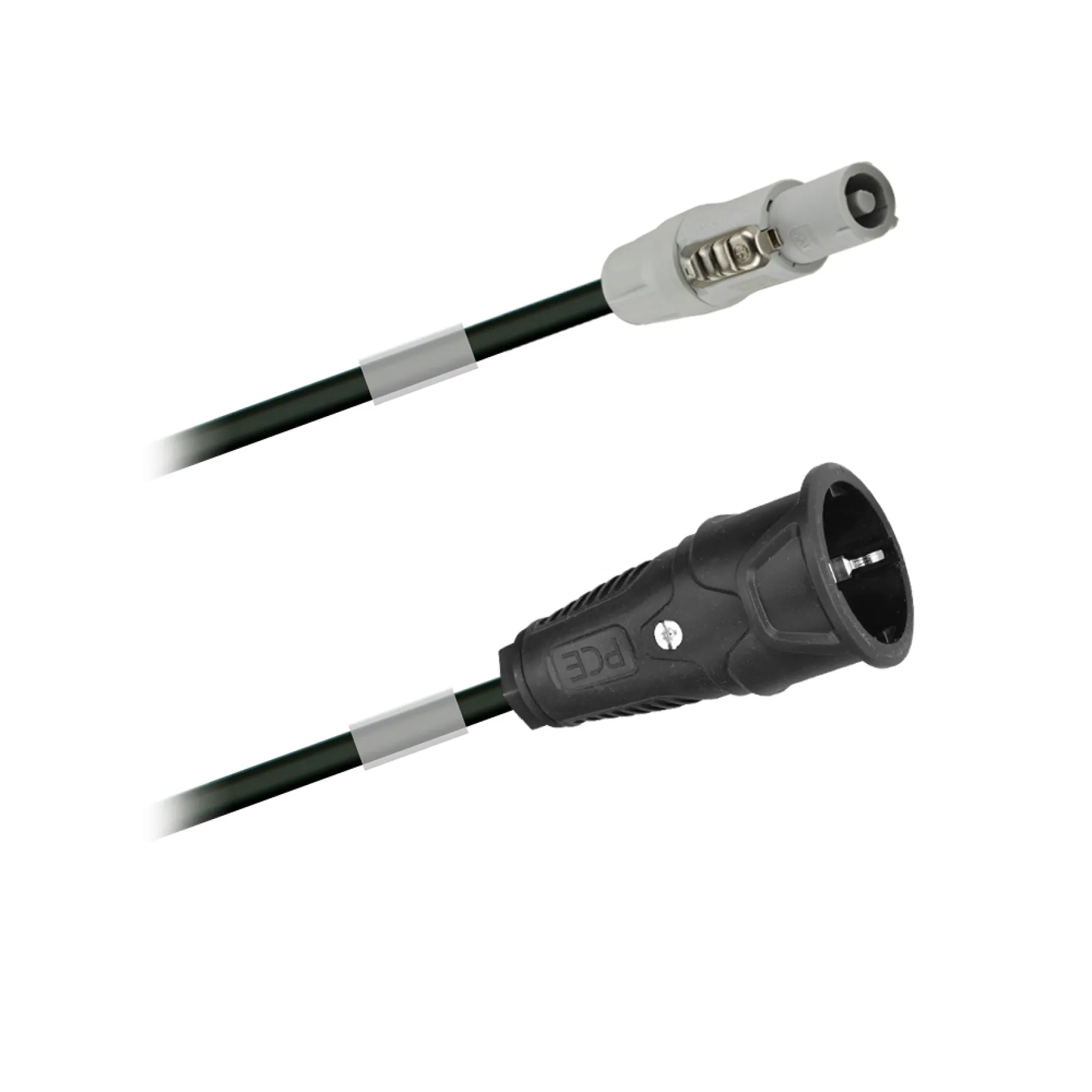 Dreitec H07RN-F 3G 1,5mm² PCON Schuko Linkkabel 1m