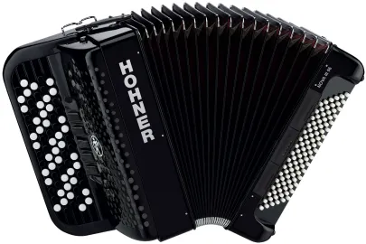 Hohner Knopfakkordeon NOVA III 96 schwarz C-Griff