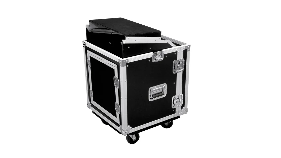 Roadinger Spezial-Kombi-Case LS5 Laptop-Rack, 12HE