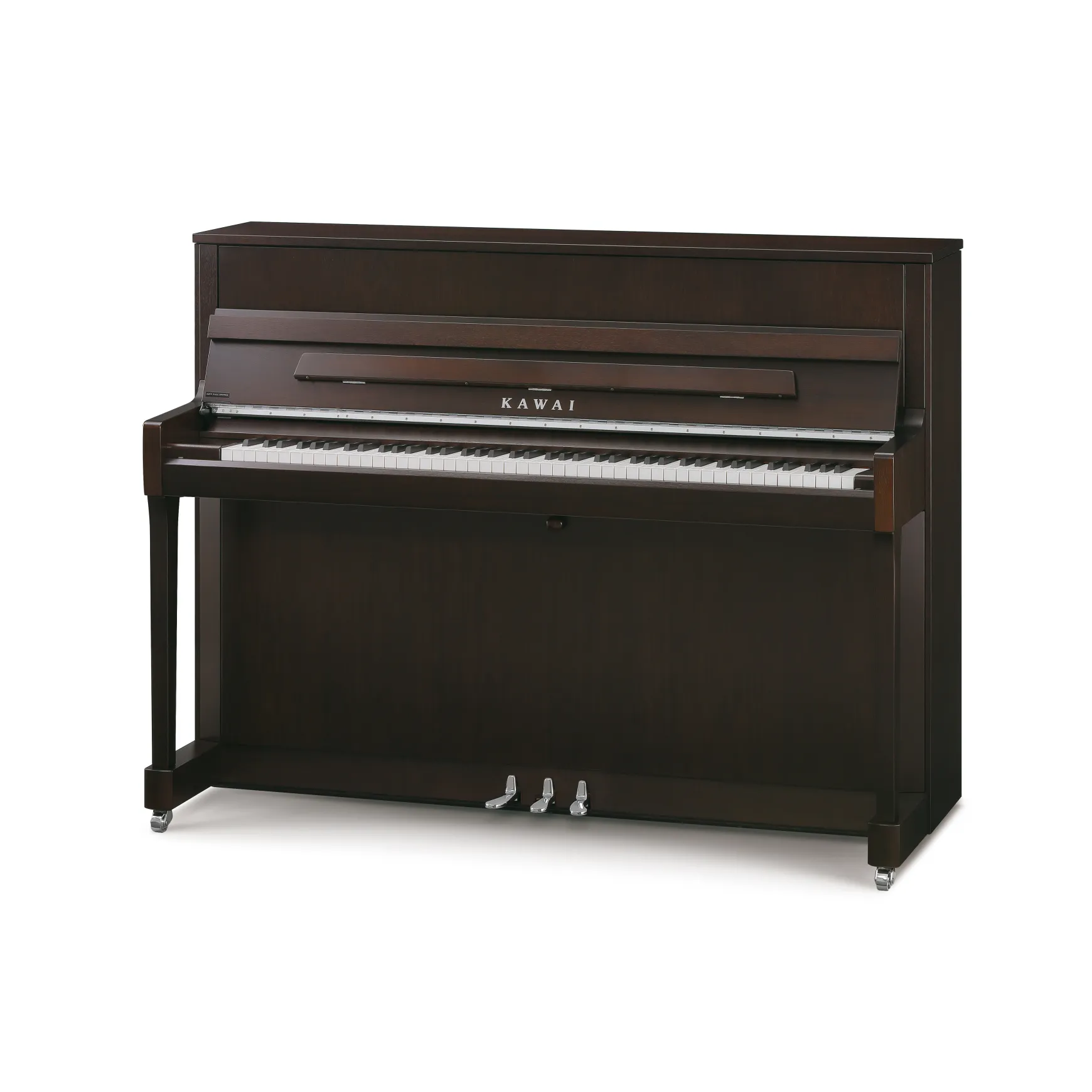 Kawai Klavier K200 Nussbaum dunkel/ Silber