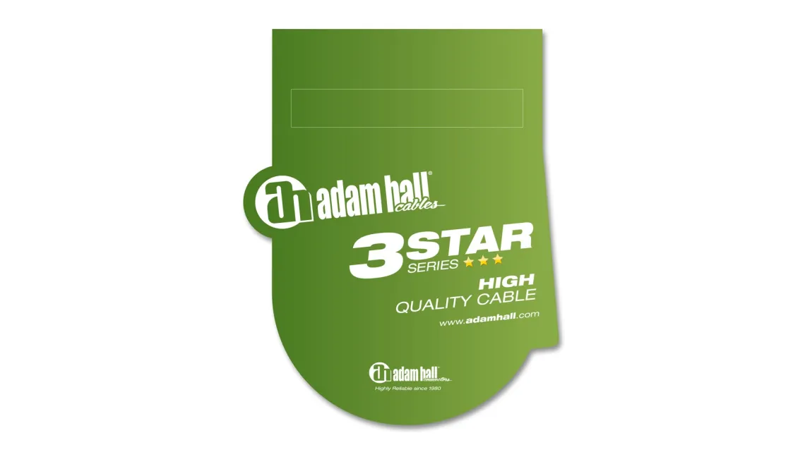 Adam Hall 1,5 m Lautsprecherkabel Klinke/Klinke 3 Star