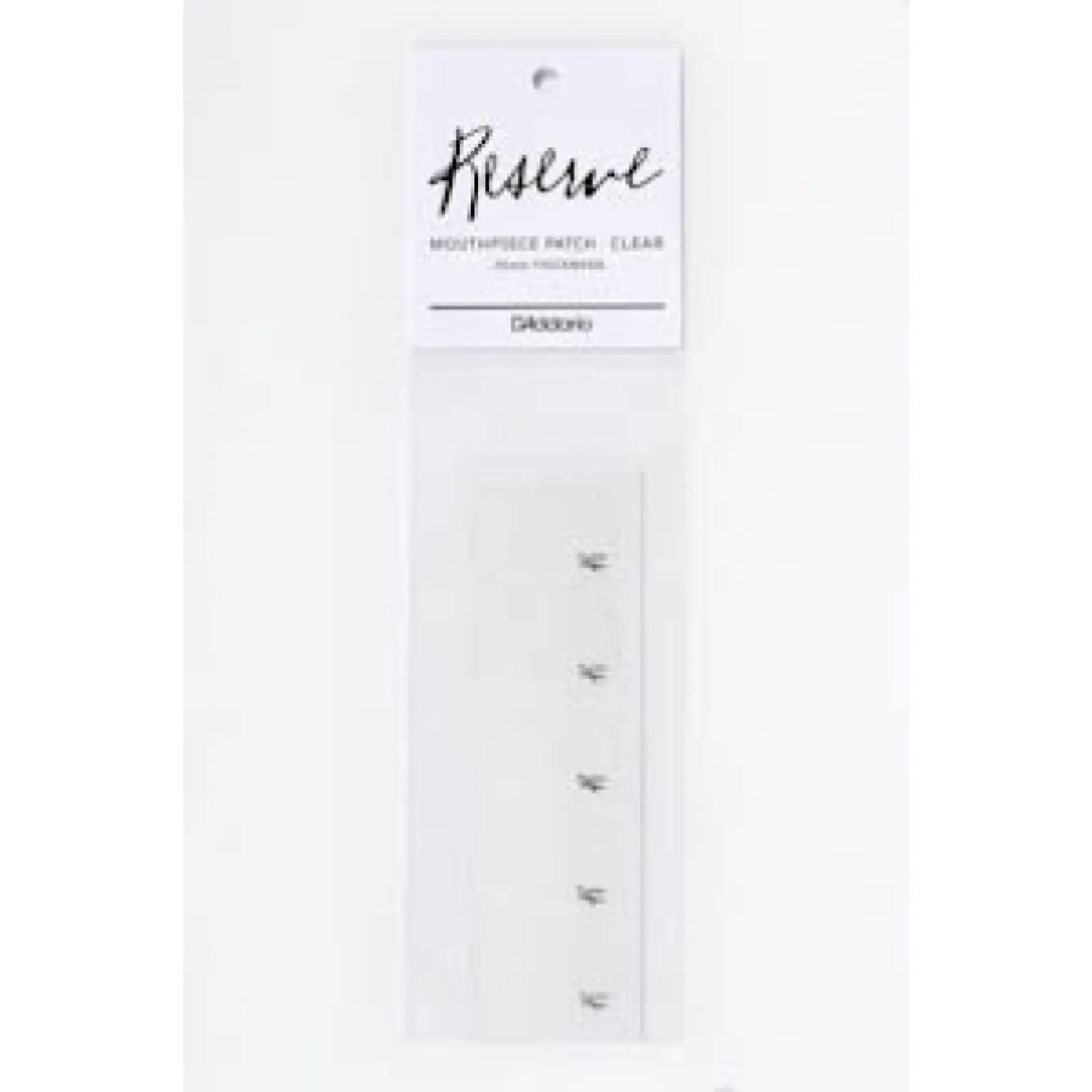 Rico RMP01C Reserve Mouthpiece Patch durchsichtig