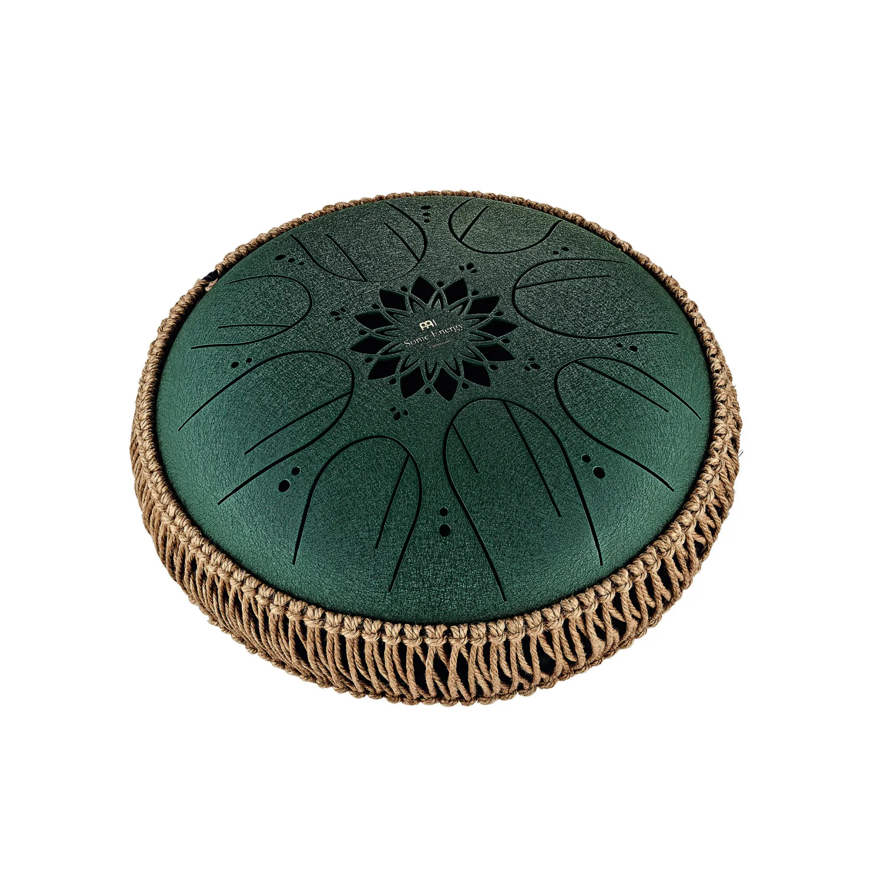 Meinl Sonic Energy Medium Octave Steel Tongue Drum 10" Dark Green
