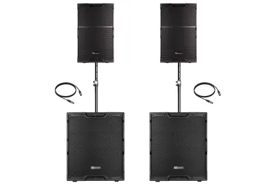 Power Dynamics PDY1518 Club XL Bluetooth Bundle Set