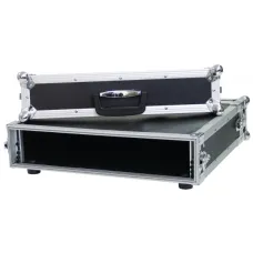 Roadinger Effektrack CO DD, 2HE, 40cm tief, schwarz