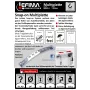 Lefima Snap-on Multiplatte für Chromprofilspannreifen 1