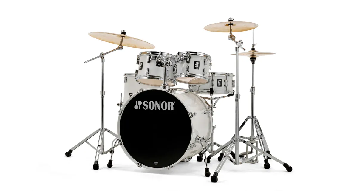 Sonor AQ1 Stage Set Piano White PW inkl. gratis Hocker