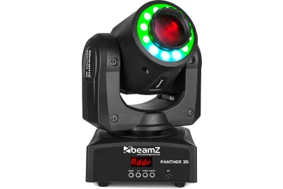 beamZ PANTHER 35 LED Spot Moving Head mit LED Ring