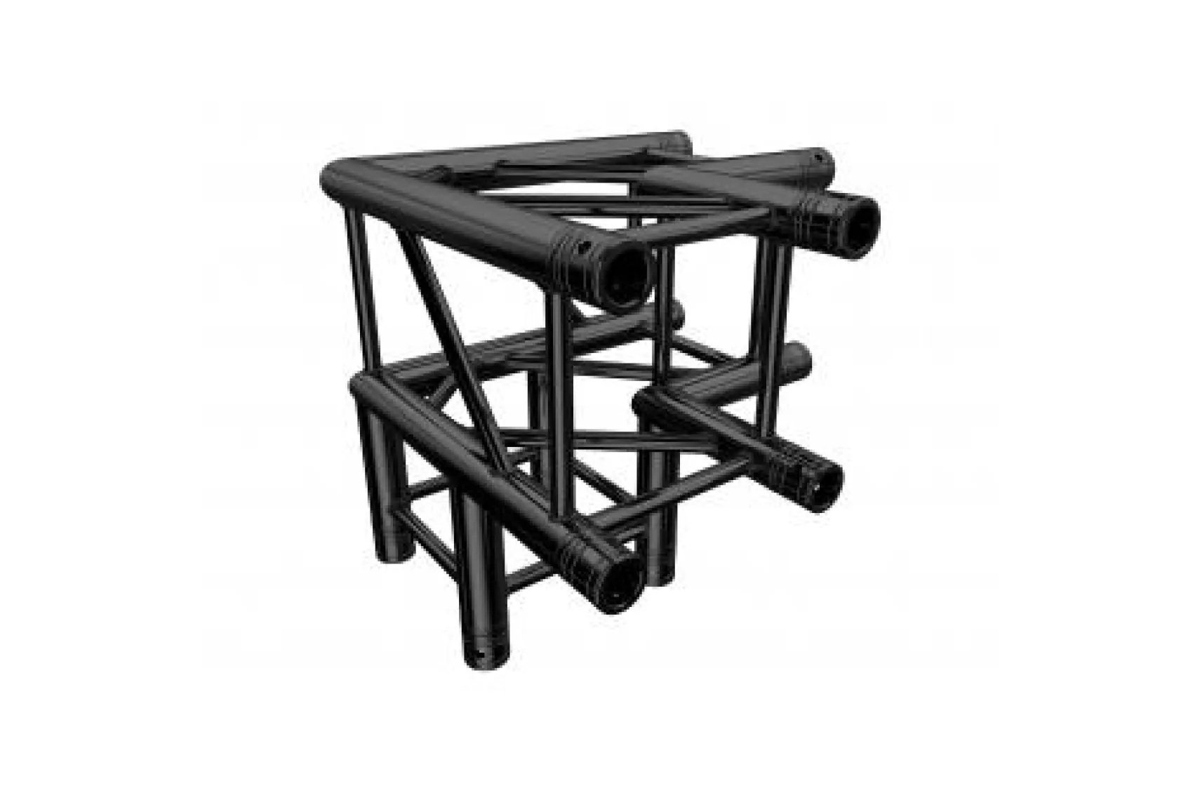 Global Truss F34C21-B 4-Punkt 90Ø Corner Black