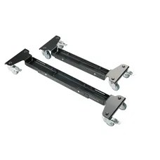 K&M 18806 Rollschlitten für Keyboardständer schwarz