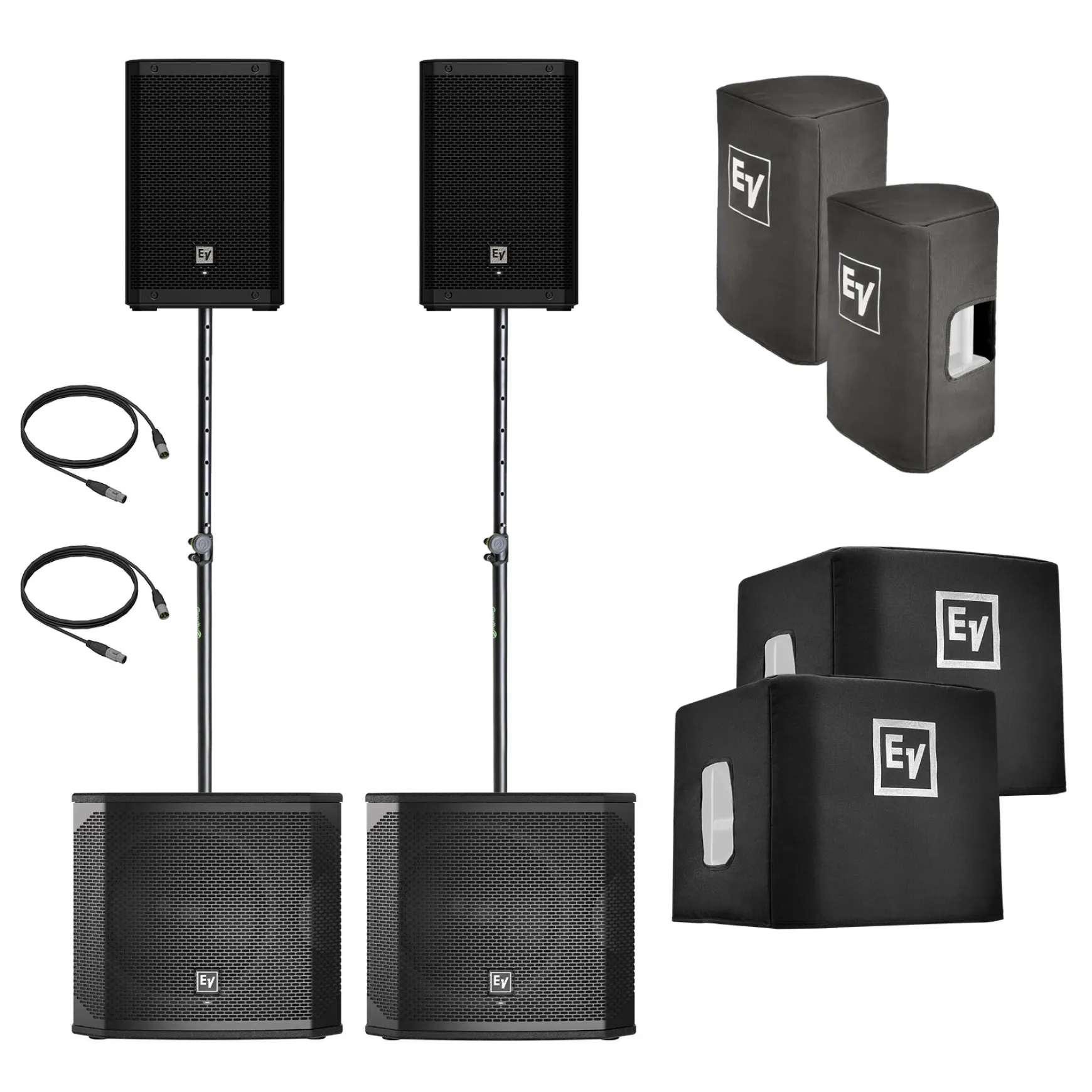 EV ZLX 812 Smart XL Bluetooth Bundle Set mit Taschen