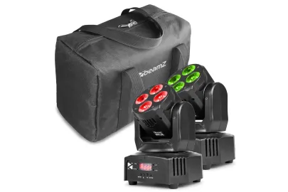 beamZ MHL36 LED Wash Moving Head Bundle Set mit Tasche