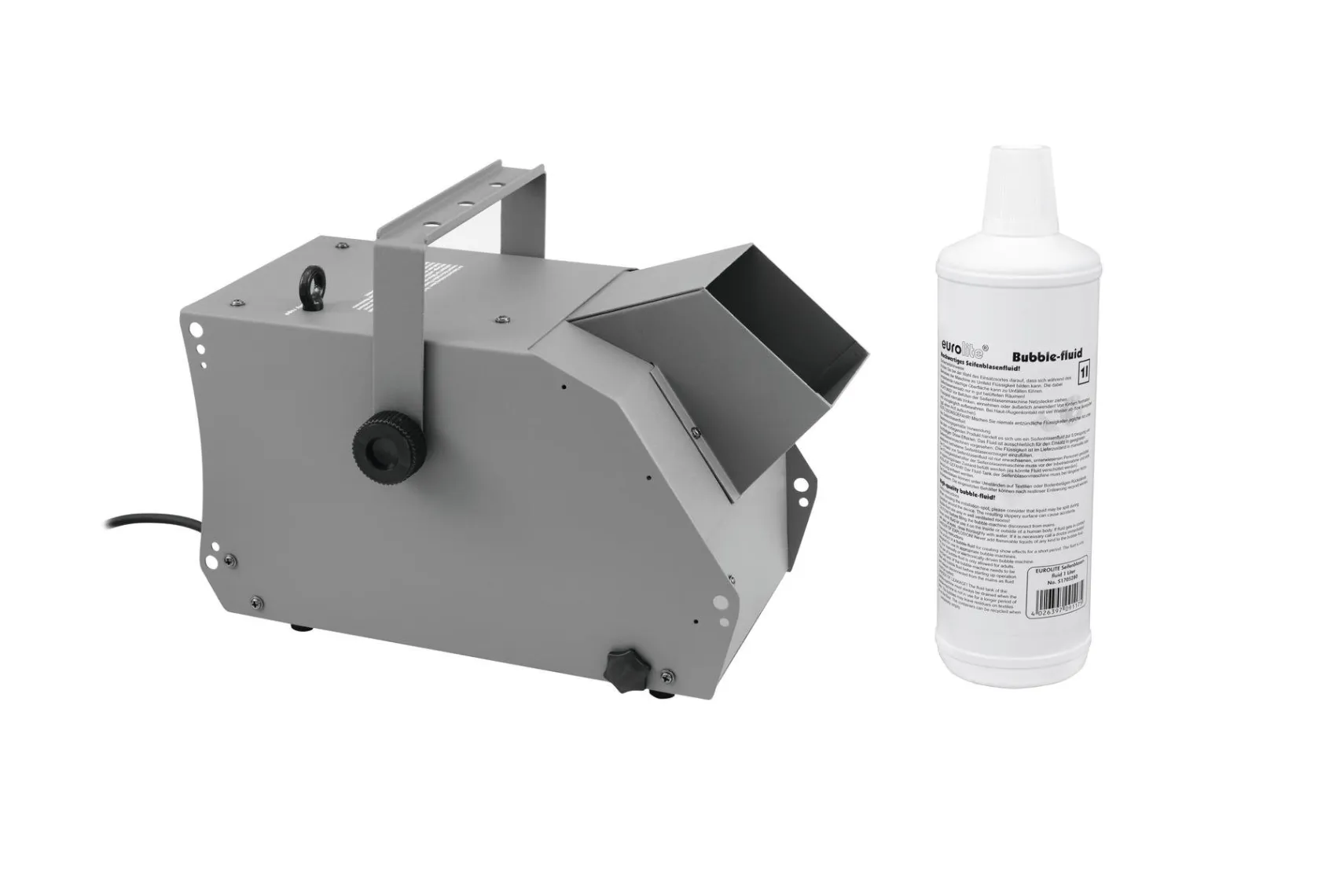 Eurolite Set BW-100 Seifenblasenmaschine + Seifenblasenfluid 1l