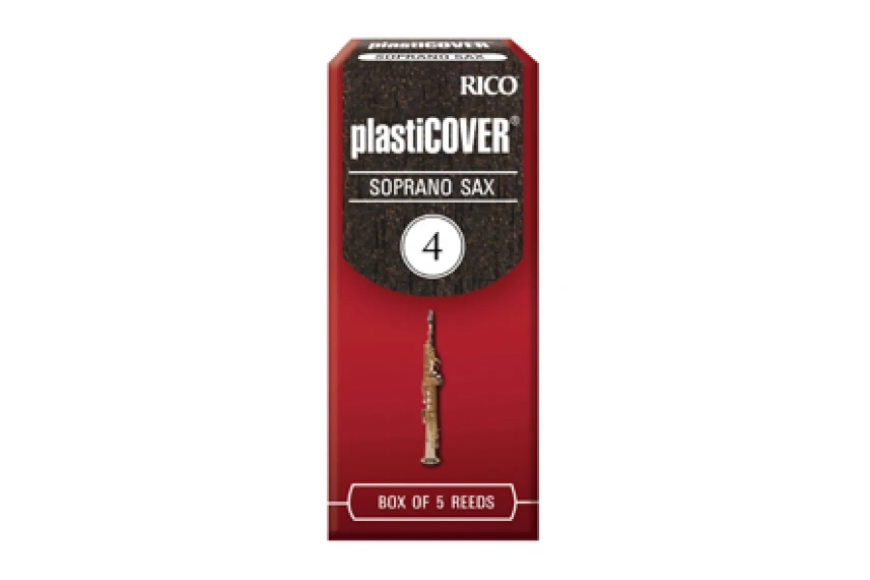 Rico Plasticover Sopran-Sax 4 5er Box RRP05SSX400