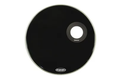 Evans 22" E-Mad Reso Bass Drum BK