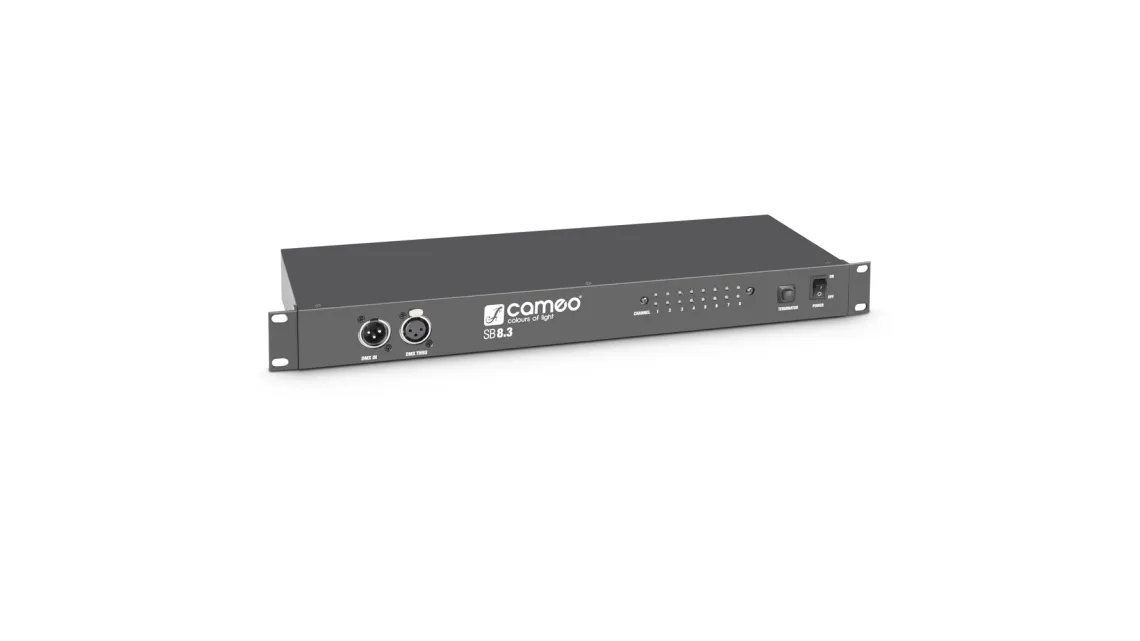 Cameo SB8.3 - 8-Kanal DMX Splitter / Booster