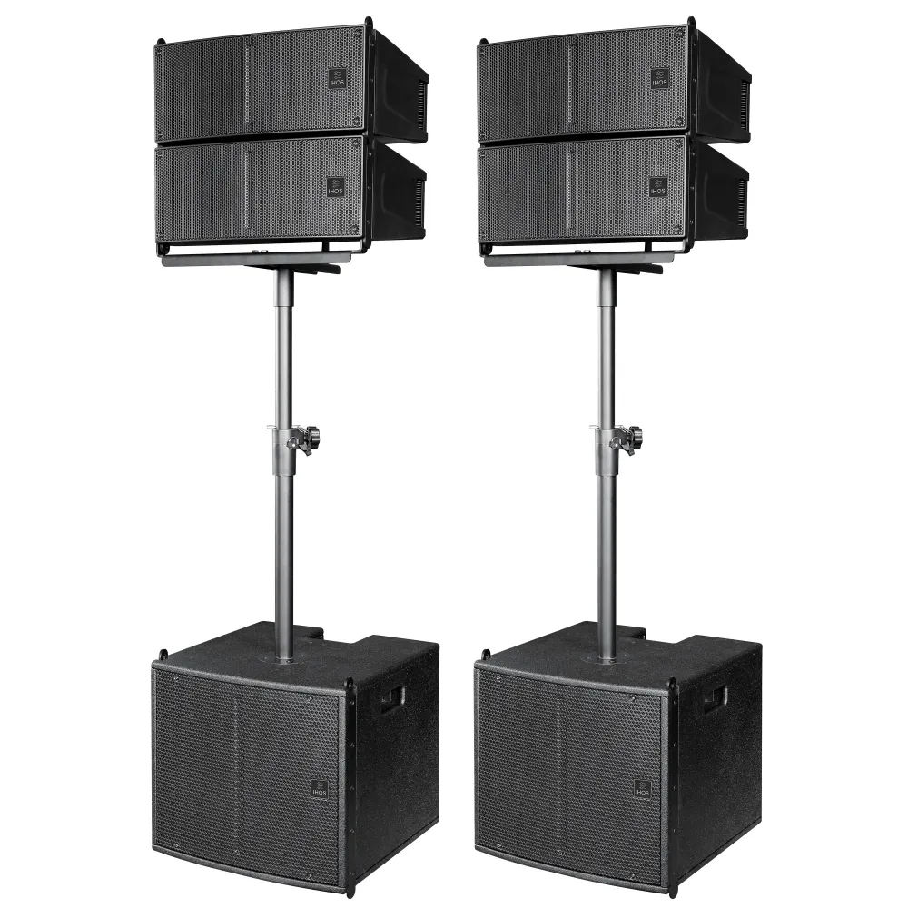 Ihos KOS System 1 L/R Aktiv Line Array Bundle Set Basic