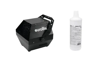 Eurolite Set B-90 Seifenblasenmaschine sw + Seifenfluid