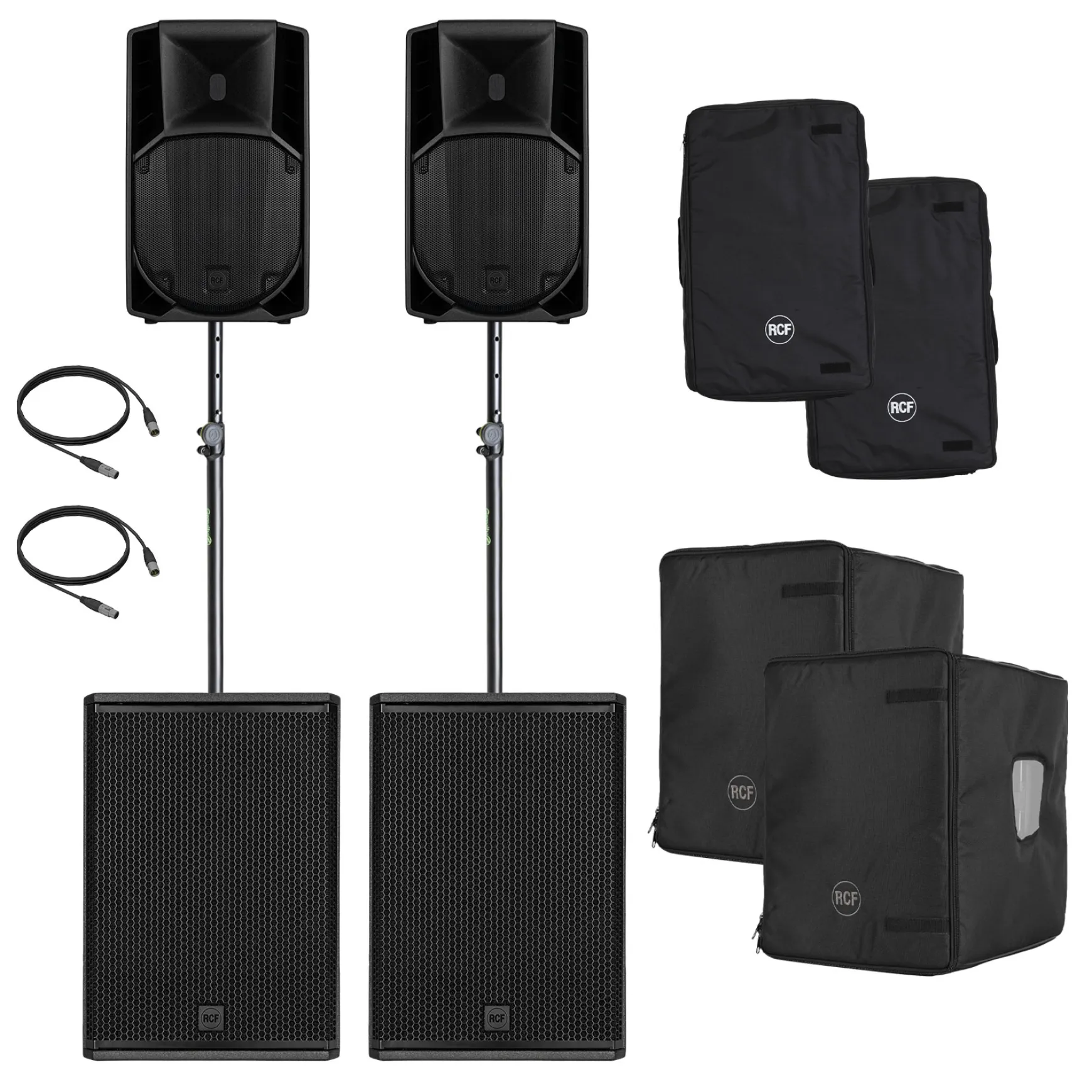 RCF ART1215 Entertain Bundle Set mit Taschen