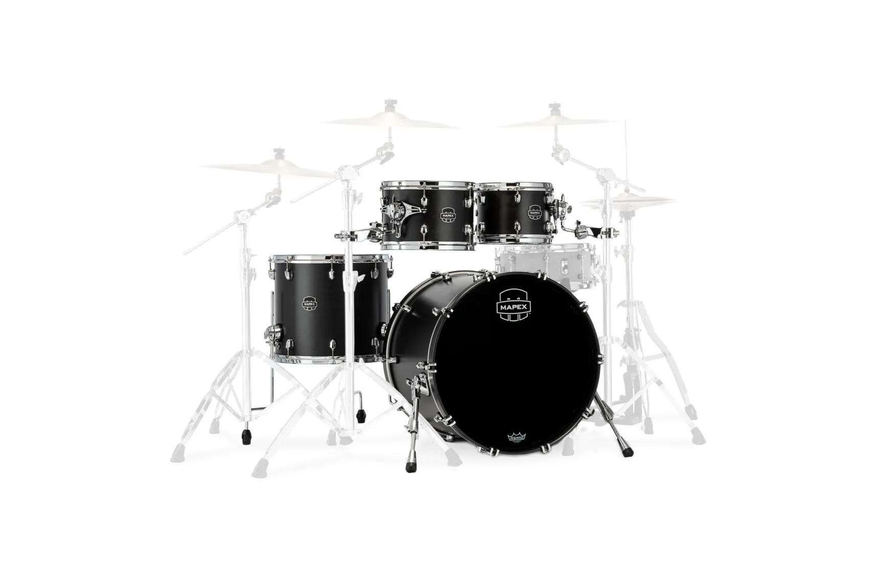 Mapex Saturn Stage Shellset FB Satin Black B-Ware