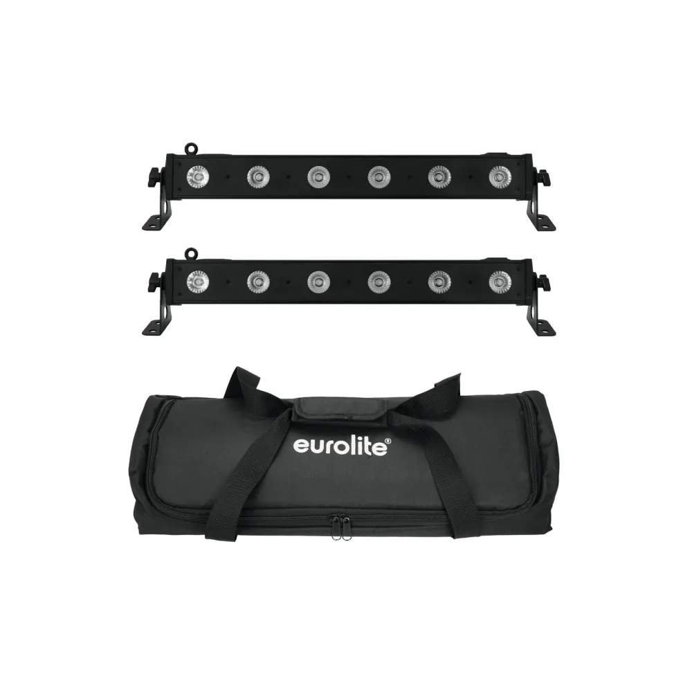 Eurolite Set 2x LED BAR-6 QCL RGBW + Soft-Bag