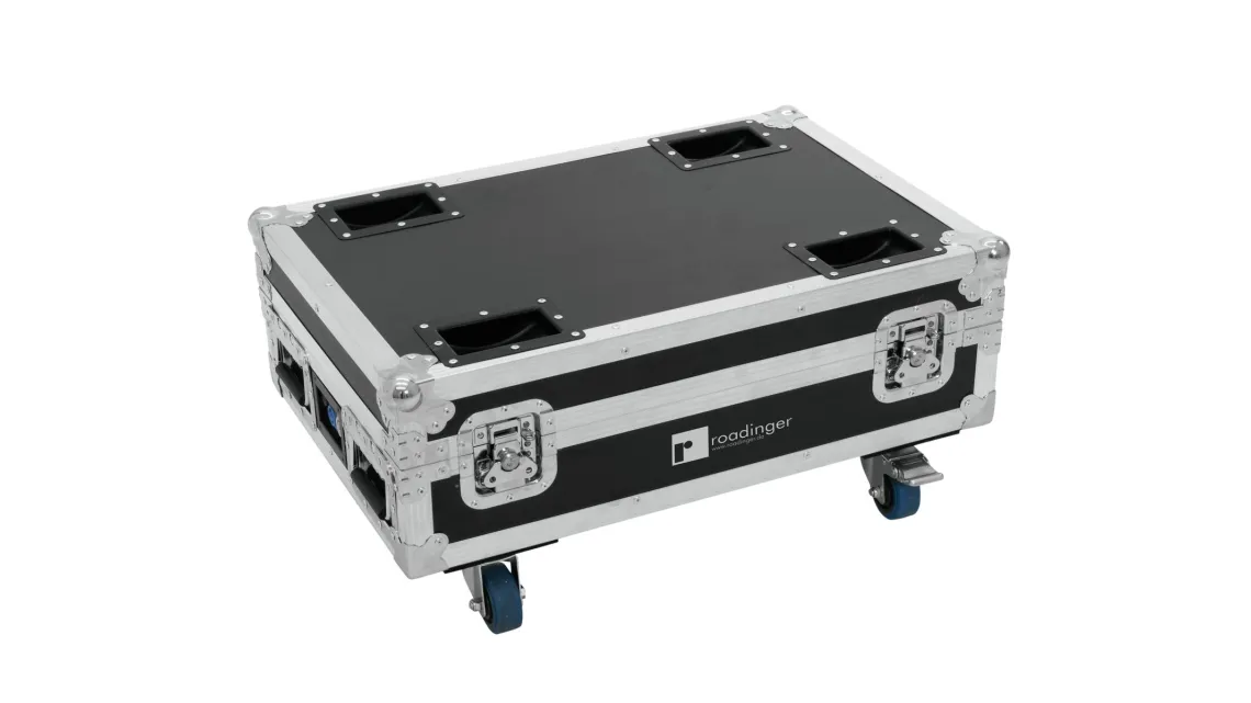 Eurolite Set 4x AKKU Bar-6 Glow QCL + Case mit Ladefunktion