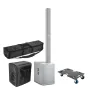 LD Systems MAUI 44 G2 Bundle Set weiß mit Taschen und Rollbrett