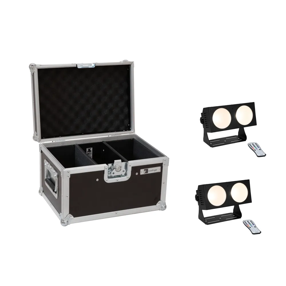 Eurolite Set 2x LED CBB-2 COB WW Leiste + Case