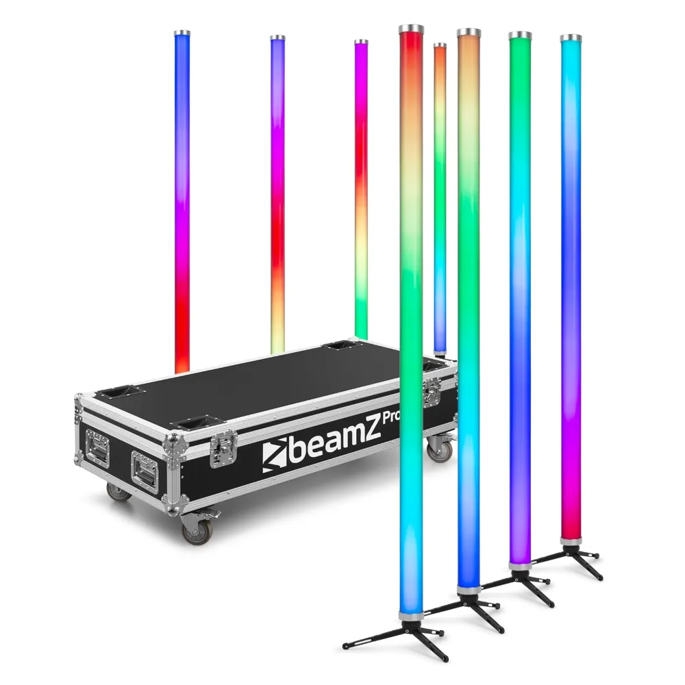 beamZ Pro Kratos LED Tube Set RGBW In/Outdoor 8er Set