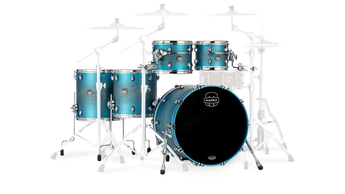 Mapex Saturn Evolution Exotic Birch Azure Burst
