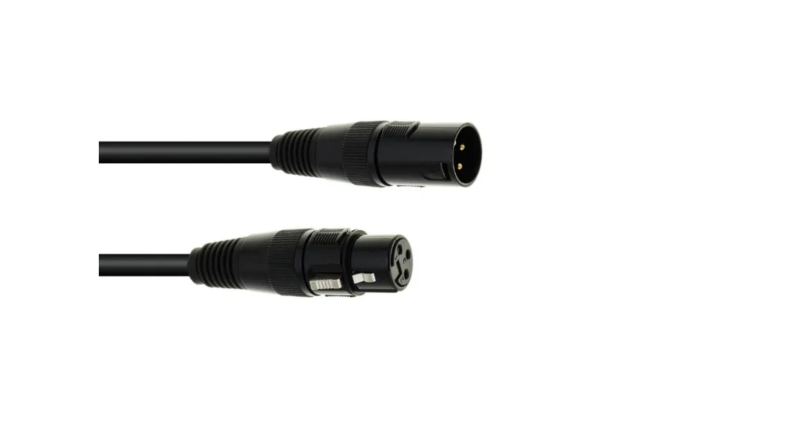Eurolite DMX Kabel XLR 3pol 10m sw
