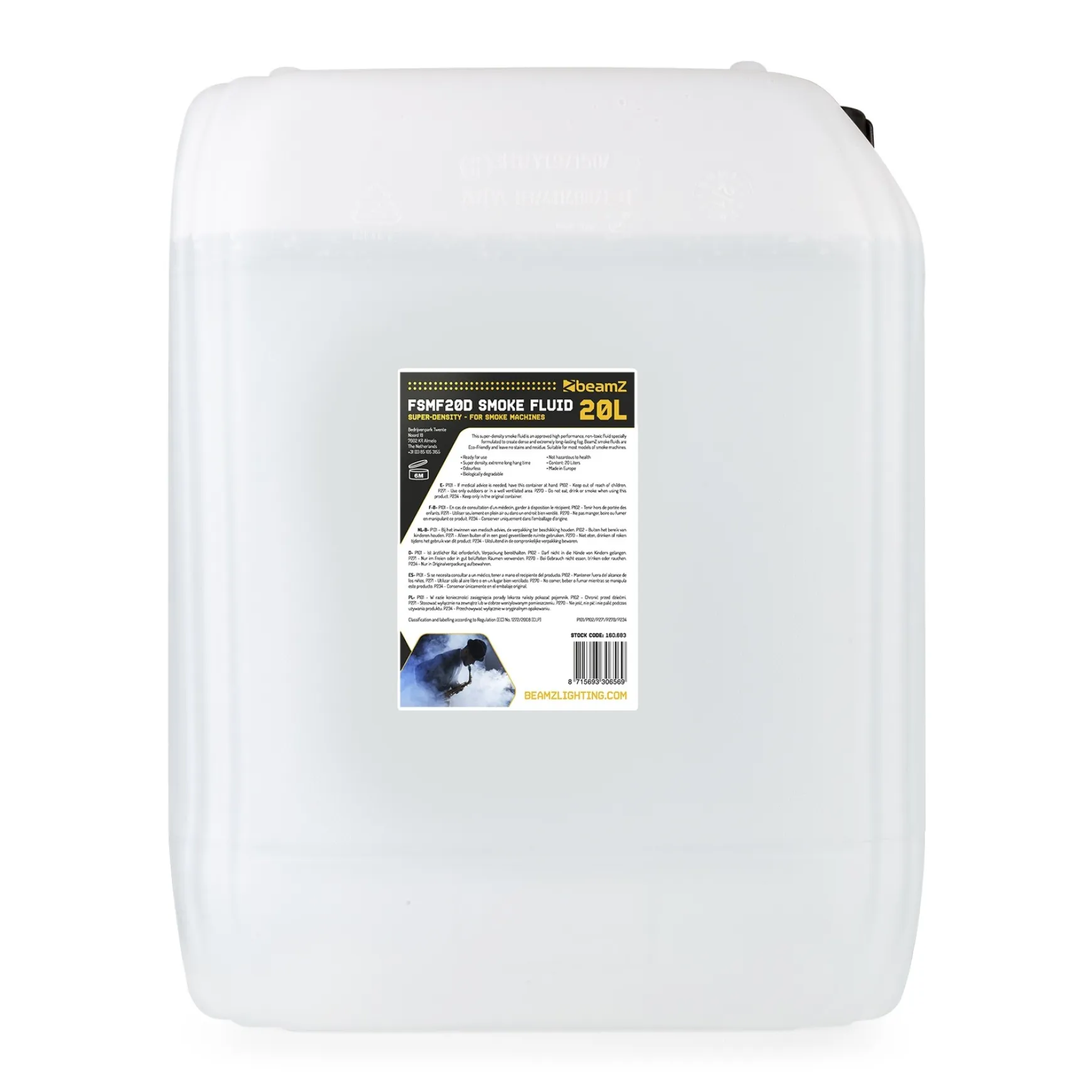 beamZ FSMF20D Nebelfluid 20L Super-Density