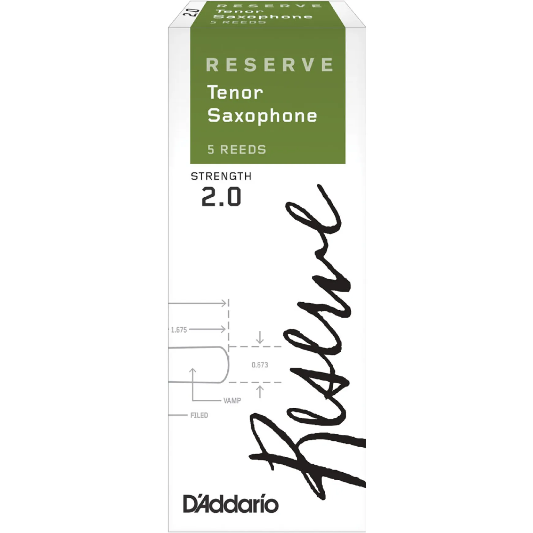 Daddario Woodwinds DKR0520 Reserve Tenor Sax 2,0